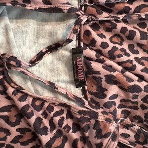 Adome Leopard Print Top